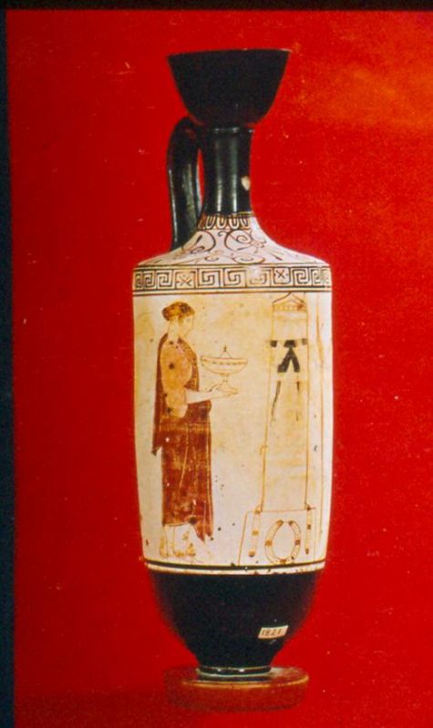 lekythos, kr.e.4.sz